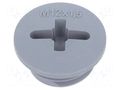 Stopper; M12; 1.5; IP68; polyamide; dark grey; SKINDICHT®; 6mm LAPP BLK-GL-M12+O-R7001