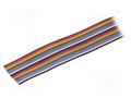 Wire: ribbon; HookUp Wire; 10x22AWG; stranded; Cu; unshielded; PVC ALPHA WIRE 3530-MC005