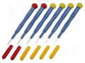Kit: alignment tools; plastic box; 6pcs. GOLDTOOL WKC-TP6