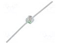 LED; green; 1.65mm; axial; 10÷40mcd; 28°; Front: convex; THT BROADCOM (AVAGO) HLMP-6505