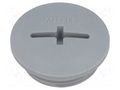 Stopper; M25; 1.5; IP54; polyamide; dark grey; SKINDICHT®; 8mm LAPP BLK-GL-M25-R7001