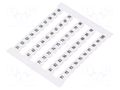 Marker; horizontal; white; 5mm; Marking: 51-100 WEIDMÜLLER DEK5-FW51-100