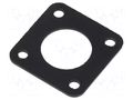 Socket gasket; flange (4 holes); size 10SL; 97,MS/DS AMPHENOL BMA31-10