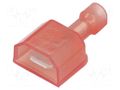 Terminal: flat; 6.3mm; 0.8mm; male; 0.3÷0.9mm2; crimped; for cable TE Connectivity 2-520103-2