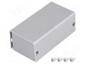 Enclosure: multipurpose; X: 38mm; Y: 72mm; Z: 28mm; AL BOX; aluminium TEKO 1/A.1