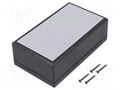 Enclosure: multipurpose; X: 85mm; Y: 145mm; Z: 49mm; with panel; ABS TEKO 750.9