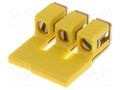 Screw bridge; ways: 3 WEIDMÜLLER WQV4/3