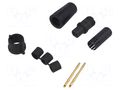 Connector: circular; plug; male; 7A; 250V; PIN: 2; EN2; soldering SWITCHCRAFT EN2C2M20DCW