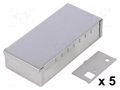 Enclosure: shielding; X: 50mm; Y: 106mm; Z: 26mm; steel TEKO 373.16