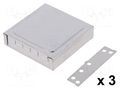 Enclosure: shielding; X: 68mm; Y: 68mm; Z: 17mm; steel TEKO 1661.16