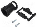 Cable hood and fastener; size 13; 11.5mm; straight; CPC TE Connectivity 206966-7