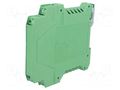 Enclosure: for DIN rail mounting; polyamide; green; terminals: 8 DEGSON ELECTRONICS FMET-02P-14-05AH
