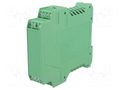 Enclosure: for DIN rail mounting; polyamide; green; terminals: 16 DEGSON ELECTRONICS FMET-04P-14-15AH