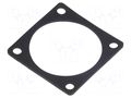 Socket gasket; flange (4 holes); size 18; Ecomate RM; RT360 AMPHENOL RTFD18B