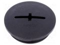Stopper; M32; 1.5; IP68; polyamide; black; SKINDICHT®; with seal LAPP BLK-GL-M32+O-R9005
