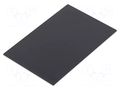 Cover; X: 60mm; Y: 90mm; -20÷60°C; ABS; Cover colour: black; UL94HB GAINTA G906020L