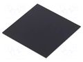 Cover; X: 50mm; Y: 50mm; -20÷60°C; ABS; Cover colour: black; UL94HB GAINTA G505015L