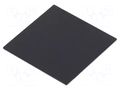 Cover; X: 25mm; Y: 25mm; -20÷60°C; ABS; Cover colour: black; UL94HB GAINTA G252515L