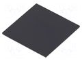 Cover; X: 20mm; Y: 20mm; -20÷60°C; ABS; Cover colour: black; UL94HB GAINTA G202013L
