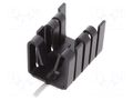 Heatsink: moulded; TO221; black; L: 25.4mm; W: 14.5mm; H: 13.51mm FISCHER ELEKTRONIK FK237SA220V
