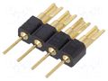 Connector: pin strips; adapter; PIN: 4; soldering,THT; straight CONNFLY ZL210-4P