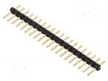 Connector: pin strips; pin header; male; PIN: 20; straight; 2mm; THT FISCHER ELEKTRONIK SLY.1.085.20.G