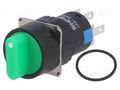 Switch: rotary; Pos: 3; 3A/220VAC; 2A/24VDC; -20÷55°C; 50mΩ; Ø16mm ONPOW V16-11XAY-3-12G