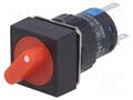 Switch: rotary; Pos: 2; SPDT; 3A/220VAC; 2A/24VDC; -20÷55°C; 50mΩ ONPOW V16-11XAF-2-12R