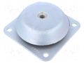Foot; M20; steel; H: 63mm; 12.5kN; Plating: zinc; Base dim: 184x184mm ELESA+GANTER GN148-126-M20B1-57
