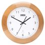 Radio-Controlled Wall Clock 32 cm Analogue Brown / White 506452 8712511131761