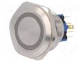 Switch: vandal resistant; Pos: 2; SPDT; 3A/220VAC; 5A/24VDC; IP65 ONPOW V30-21E-12R-S