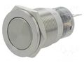 Switch: vandal resistant; Pos: 2; SPDT; 0.5A/220VAC; 1A/24VDC; IP67 ONPOW V19-21PF-S