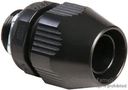 CONDUIT FITTING, STR, THERMOPLASTIC, BLACK, 19.05MM LT75P