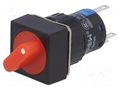 Switch: rotary; Pos: 2; SPDT; 3A/220VAC; 2A/24VDC; -20÷55°C; 50mΩ ONPOW V16-11XAF-2-24R