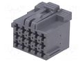 Connector: wire-wire; plug; female; JPT; for cable; PIN: 15; grey TE Connectivity 1-967623-6