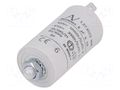 Capacitor: polypropylene; motors, run; 6uF; 420VAC; Ø30x56.5mm KEMET C276CC24600AA0J