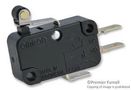 MICROSWITCH, ROLLER LEVER SPDT 15A 250V V-15G5-1C25-K