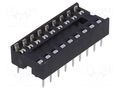 Socket: integrated circuits; DIP18; 7.62mm; THT; Pitch: 2.54mm TE Connectivity 1-2199298-5