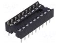 Socket: integrated circuits; DIP18; 7.62mm; THT; Pitch: 2.54mm TE Connectivity 1-2199298-5