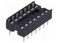 Socket: integrated circuits; DIP14; 7.62mm; THT; Pitch: 2.54mm TE Connectivity 1-2199298-3