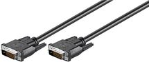 DVI-D Full HD Cable Dual Link, nickel, 2 m, black - DVI-D male Dual-Link (24+1 pin) > DVI-D male Dual-Link (24+1 pin) 50851