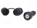 Connector: AC supply; screw terminal; male + female; TH406; 17.5A TECHNO THR.406.S6C