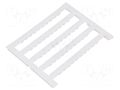 Marker; white; 5mm; Marking: for labelling by user WEIDMÜLLER DEK5-NEUTRAL