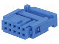 Connector: IDC; plug; female; PIN: 10; IDC; for ribbon cable; 2.54mm TE Connectivity 1658527-4