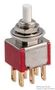 PB SW, DPDT, 0.4VA, 20V, SOLDER 700DP7B11M1RE