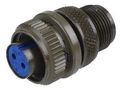 CIRCULAR CONNECTOR PLUG SIZE 12S, 2 POSITION, CABLE 97-3106A-12S-3S