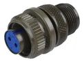 CIRCULAR CONNECTOR PLUG SIZE 14S, 3 POSITION, CABLE 97-3106A-14S-1S.