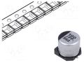 Capacitor: electrolytic; low ESR; SMD; 100uF; 6.3VDC; Ø6.3x5.8mm PANASONIC EEEFP0J101AP