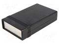 Enclosure: with panel; 1598; X: 94mm; Y: 157mm; Z: 36mm; ABS; black HAMMOND HM-1598ABK