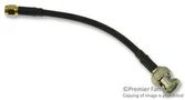 COAXIAL CABLE ASSEMBLY, RG58, 6IN, BLACK 245101-04-06.00